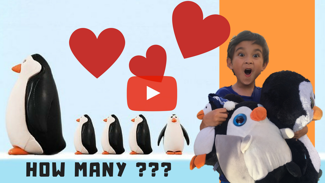 2018-07-12 Youtube thumbnail Max penguins collection play button