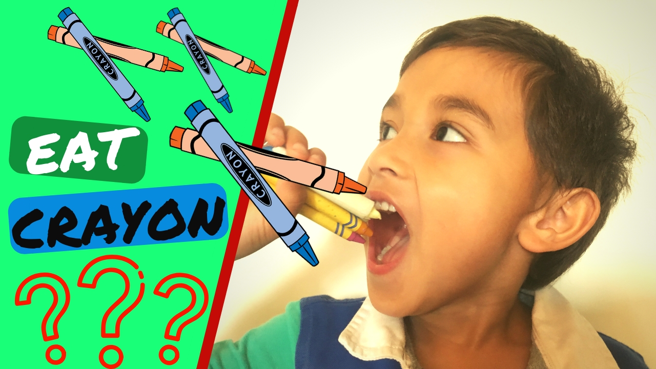 Youtube Max edible crayon school supplies eetbare waskrijtjes kleuter