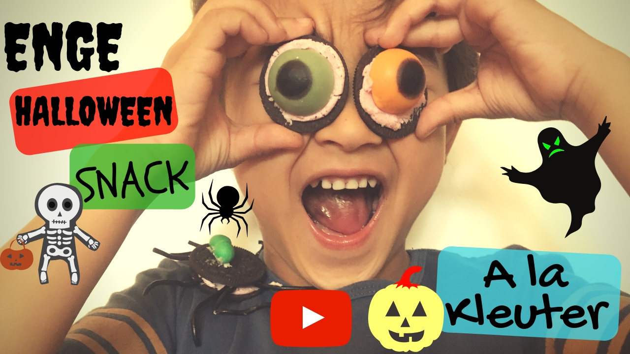 Youtube thumbnail Max easy makkelijk enge halloween snack kleuter toddler play button